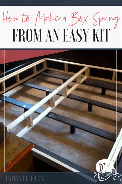 make your own box spring support